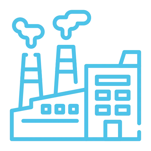 Icône industrie – Recrutement intérim pour opérateurs, techniciens et ouvriers qualifiés